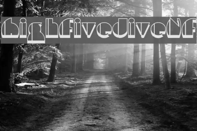 HighFiveJiveNF Font examples