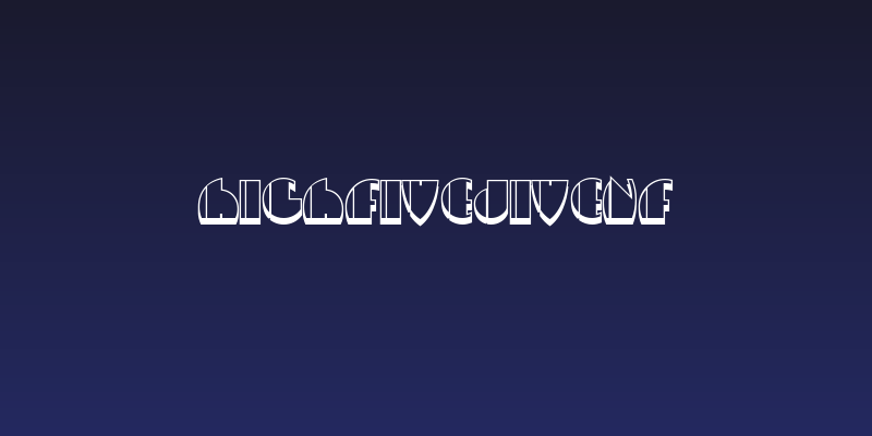 HighFiveJiveNF Social Header