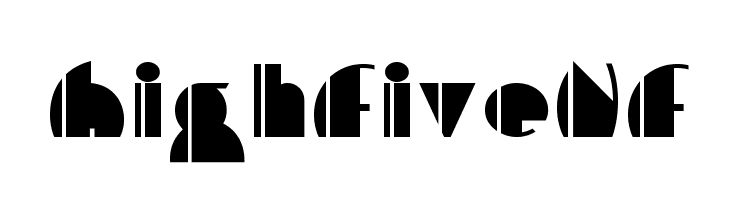 HighFiveNF  font caratteri gratis
