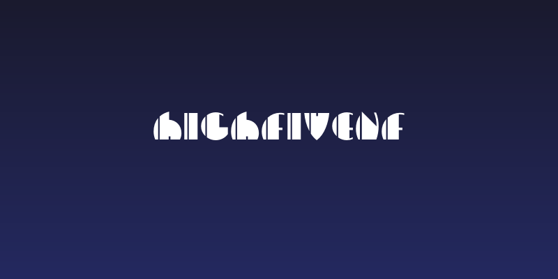 HighFiveNF Social Header