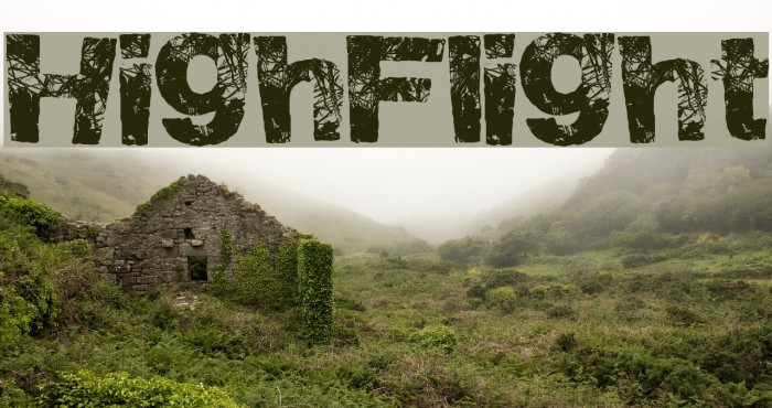 HighFlight Font examples