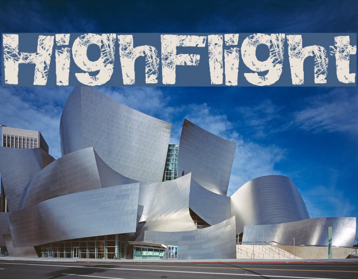 HighFlight Font examples