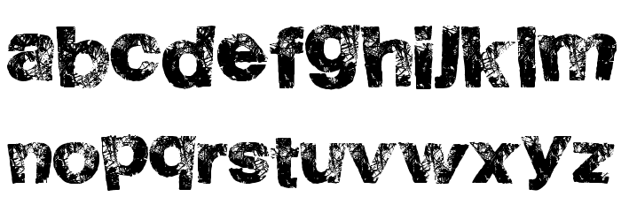 HighFlight Font LOWERCASE