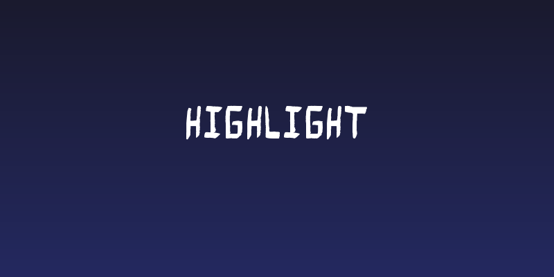 HighLight Social Header