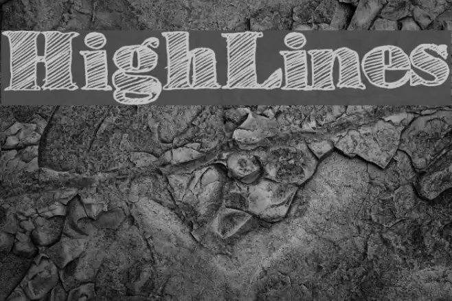 HighLines Font examples