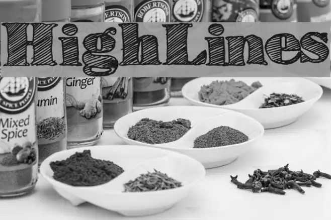 HighLines Font examples