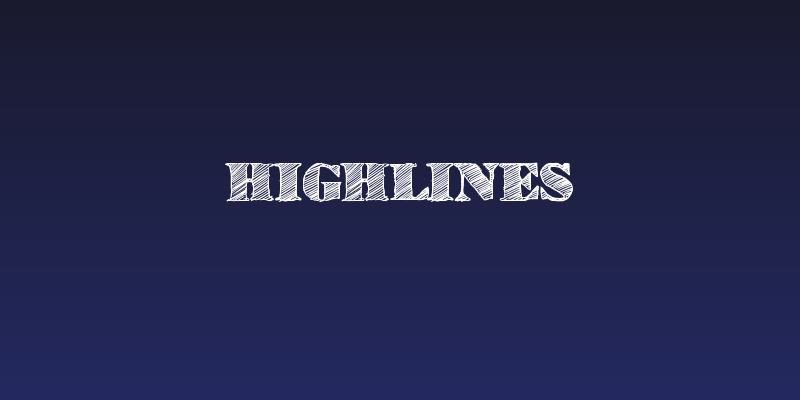HighLines Social Header