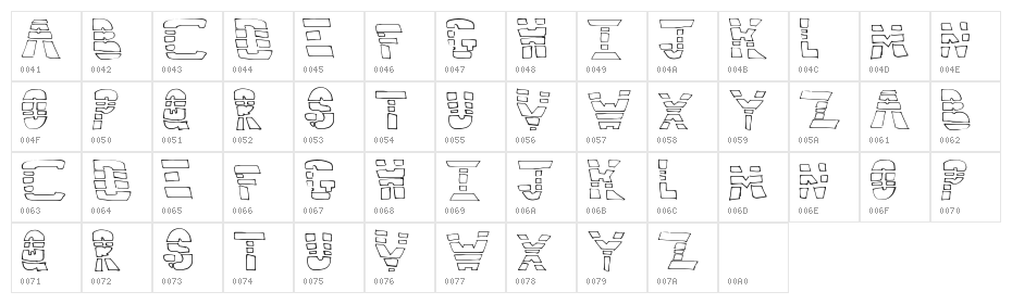 HighMethod Character Map