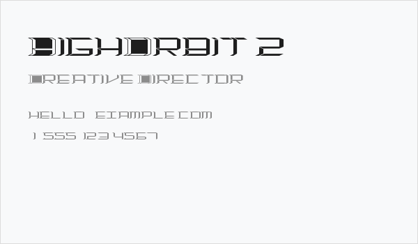 HighOrbit 2 Business Card