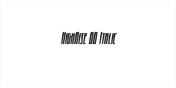HighRise BB Italic Logo