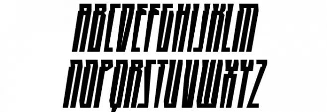 HighRiseBB-Italic 字体 大写