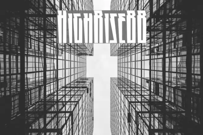 HighRiseBB Font examples