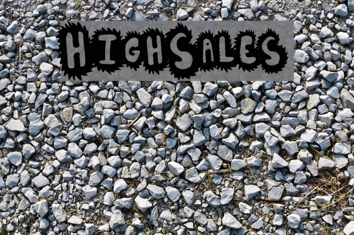 HighSales Font examples