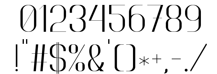 HighSociety Font OTHER CHARS