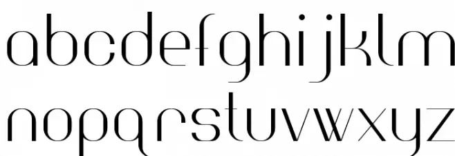 HighSociety Schriftart Kleinbuchstaben