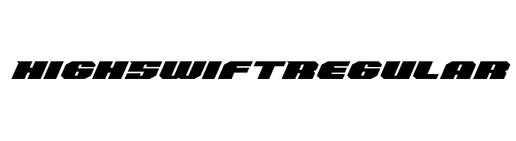 HighSwift-Regular  Frei Schriftart Herunterladen