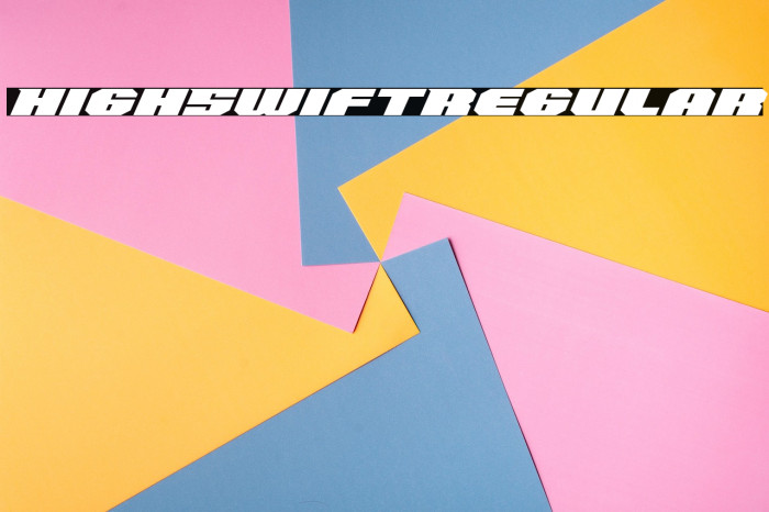 HighSwift-Regular Example 1