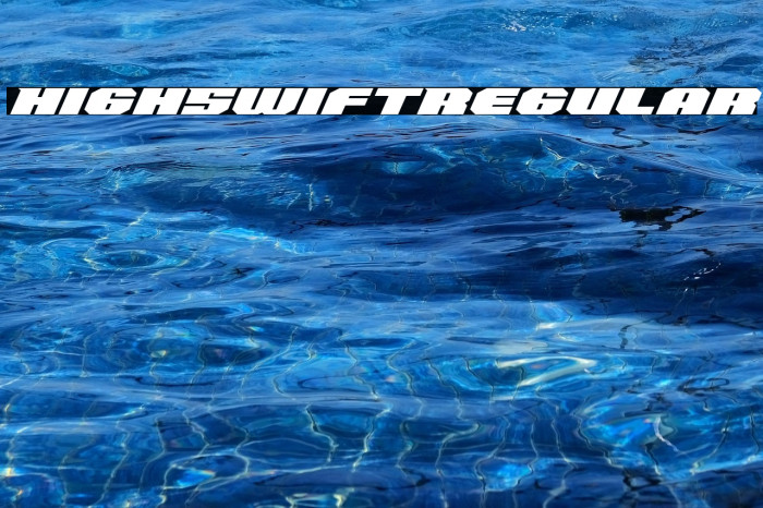 HighSwift-Regular Example 3