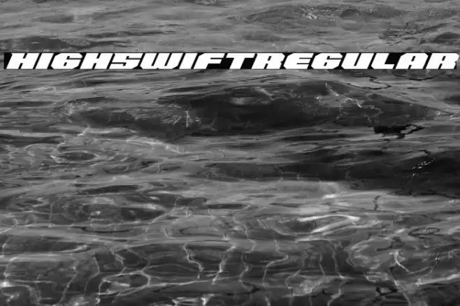 HighSwift-Regular Font examples