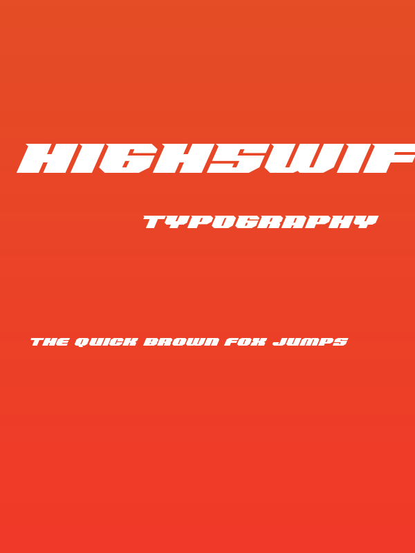 HighSwift-Regular Poster