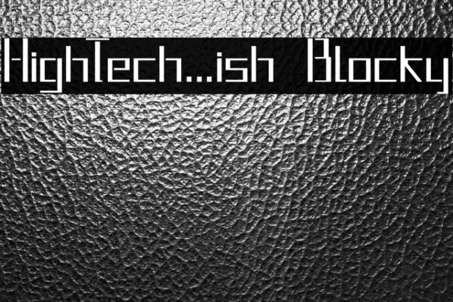 HighTech...ish Blocky Example 2
