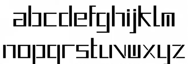 HighTech...ish Blocky Polices MINUSCULES