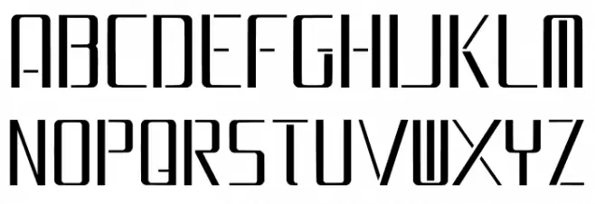 HighTech...ish Smooth Schriftart Groß