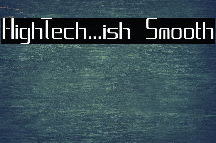 HighTech...ish Smooth Example 1