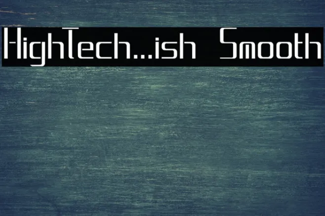 HighTech...ish Smooth Example 1