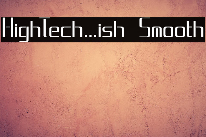 HighTech...ish Smooth Example 3