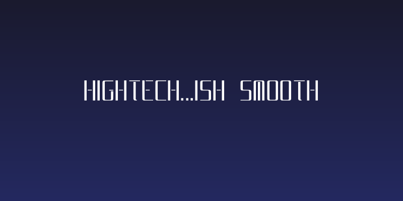 HighTech...ish Smooth Social Header