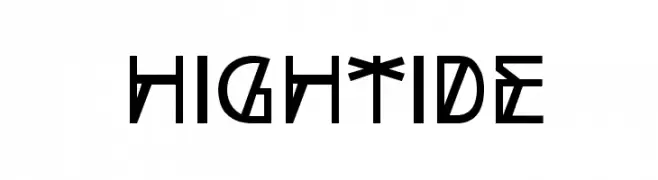 HighTide  Free Fonts Download