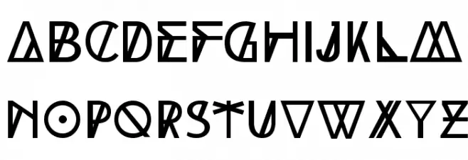 HighTide フォント 大文字