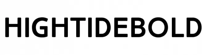 HighTideBold  Frei Schriftart Herunterladen