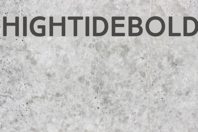 HighTideBold Example 3