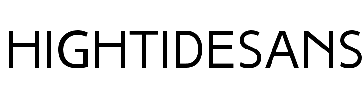 HighTideSans  Free Fonts Download