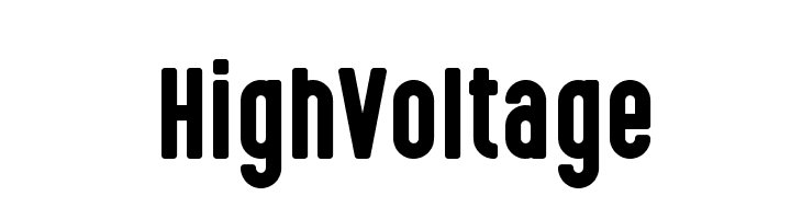 HighVoltage Font