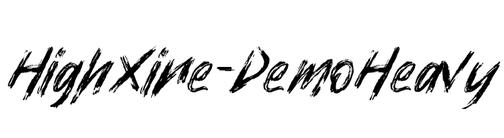 HighXire-DemoHeavy  Frei Schriftart Herunterladen