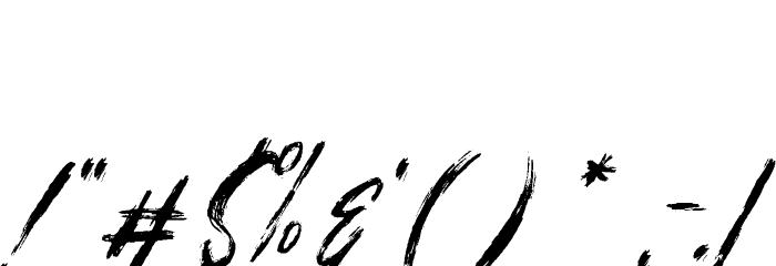 HighXire-DemoHeavy Font OTHER CHARS