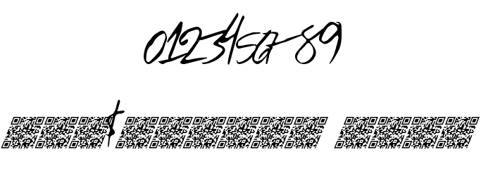 HighZombie Font OTHER CHARS