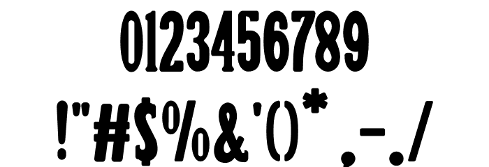 Highan Demo Font OTHER CHARS