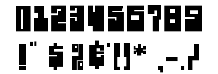 Highboot Font OTHER CHARS