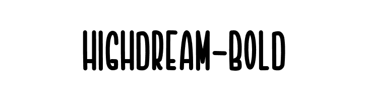 Highdream-Bold  नि: शुल्क फ़ॉन्ट्स डाउनलोड