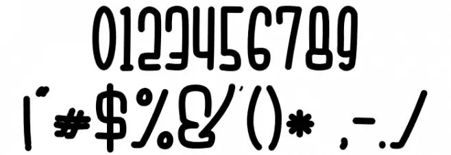 Highdream-Bold Font OTHER CHARS