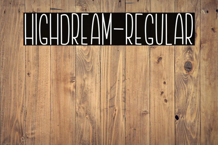 Highdream-Regular Example 2
