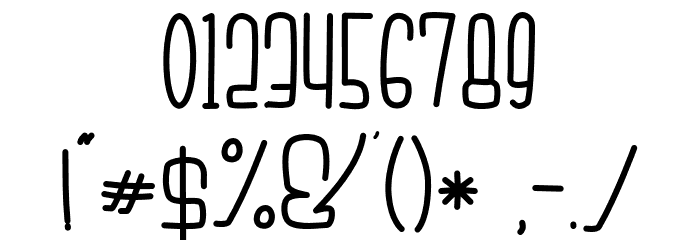 Highdream-Semibold Font OTHER CHARS