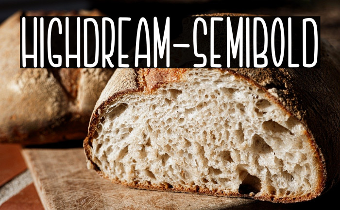 Highdream-Semibold Example 2