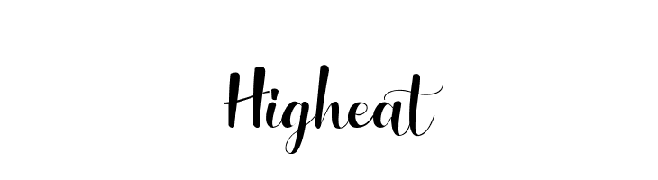 Higheat  नि: शुल्क फ़ॉन्ट्स डाउनलोड