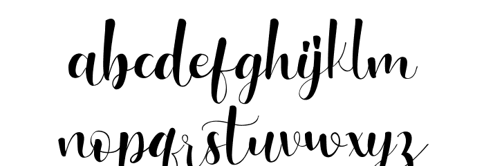 Higheat Font LOWERCASE