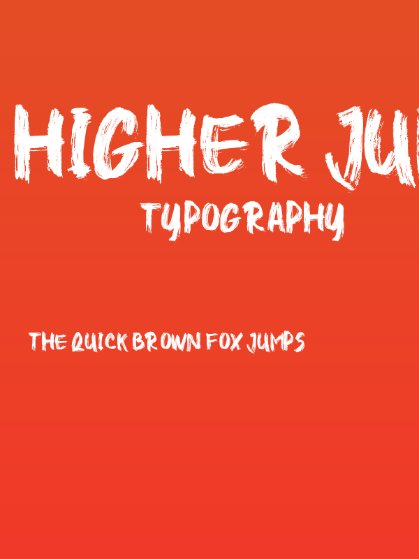 Higher Jump Poster